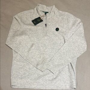 Berckmans Place Augusta National Masters Gray Quarter-Zip Sweater